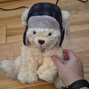 2023 Ben Bridge Benny Bear with Purple Plaid Hat